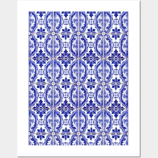 Azulejo — Portuguese tilework #17 Posters and Art